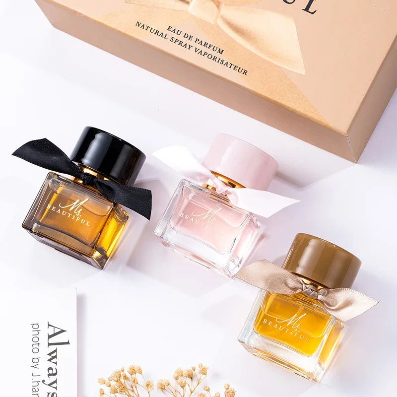 Wholesale Perfume Sets Women Long Lasting Perfume Fruit & Flower Perfume Fresh Fair Gift Box Cross Border Vietnam