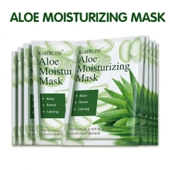 New Factory Beauty Skin Care Supplier Moistening Sheet Face Best Selling Fashion Natural Aloe Vera Gel Extract Facial Mask
