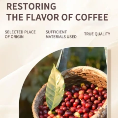 TK Instant Coffee with Mellow Mushroom Ganoderma Delicious Chocolate Flavor for Adults in Bag Packaging