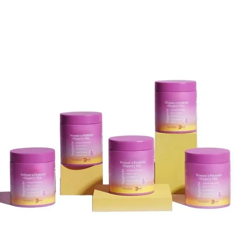 In Stock Elm Pineapple Women's Probiotic Gummies Factory Direct Sale for Adults and Pregnant Women TK Foreign Trade Cross-Border