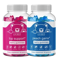 Best Selling OEM Berry Gummies Vitamin Supplement and Peach Gains Berry Gummy