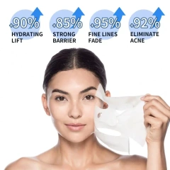 New Factory Beauty Skin Care Supplier Moistening Sheet Face Best Selling Fashion Natural Aloe Vera Gel Extract Facial Mask