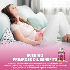 Evening Primrose Oil Herbal Supplement Soft Capsules
