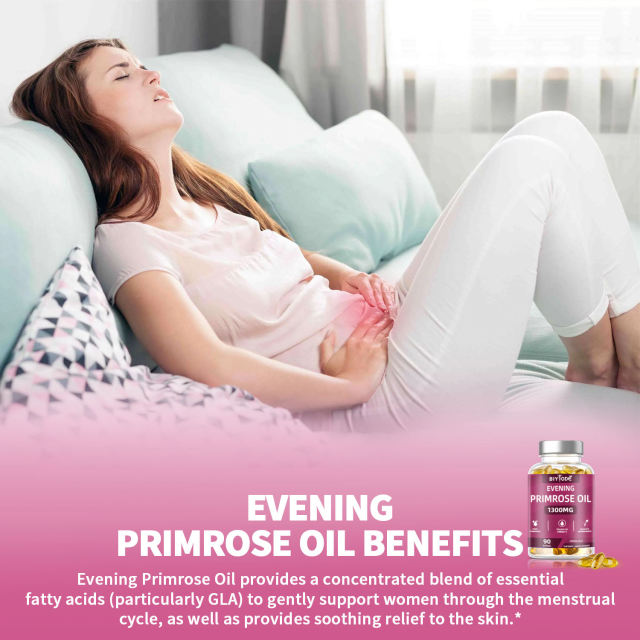 Evening Primrose Oil Herbal Supplement Soft Capsules