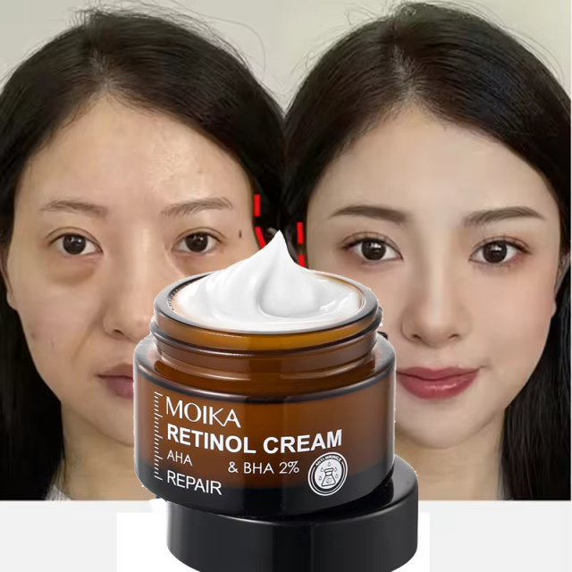 MOIKA Wholesale Anti Aging Cream Anti Wrinkle Facial Cream Firming Repairing Skin Hyaluronic Acid Retinol Cream From Korea