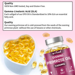 Evening Primrose Oil Herbal Supplement Soft Capsules