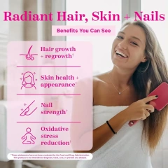 Vitahealthy OEM/ODM Private Label Factory Supply Healthcare Products Beauty Gummies Total Glow Gummies for Skin Care Beauty