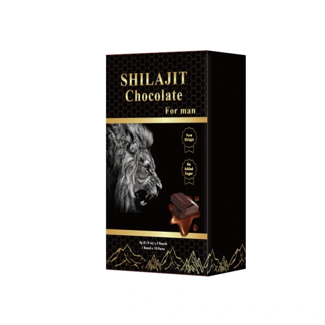 OEM Purest Himalayan Shilajit  Chocolate ,100% Pure Shilajit,Enhances Stamina &Athletic Performance,Shilajit Chocolate for Adult