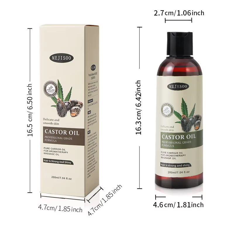 Jamaican Black Castor Oil for Hair Care Keratin Infused Essential Massage Oil for Dry Hair Nourishing Moisturizing Smoothing