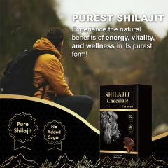 OEM Purest Himalayan Shilajit  Chocolate ,100% Pure Shilajit,Enhances Stamina &Athletic Performance,Shilajit Chocolate for Adult