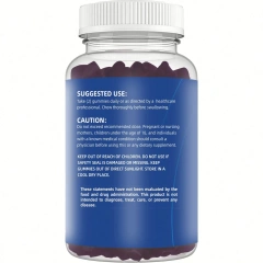OEM Antioxidant Supplements Natural Blueberry Flavor Vitamin E Gummies Eye Health and Immune Function Support for Adults