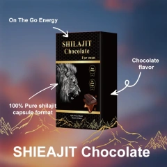 OEM Purest Himalayan Shilajit  Chocolate ,100% Pure Shilajit,Enhances Stamina &Athletic Performance,Shilajit Chocolate for Adult