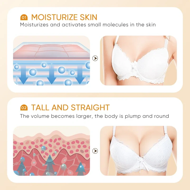 Wholesale Soft Texture Essence Cream with Papaya & Coconut Extract for Chest Care & Breast Enhancement Cream
