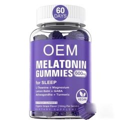 OLLI OEM/ODM Private Label Factory Supply Melatonin Gummies Sleep Supplement Relaxing Body
