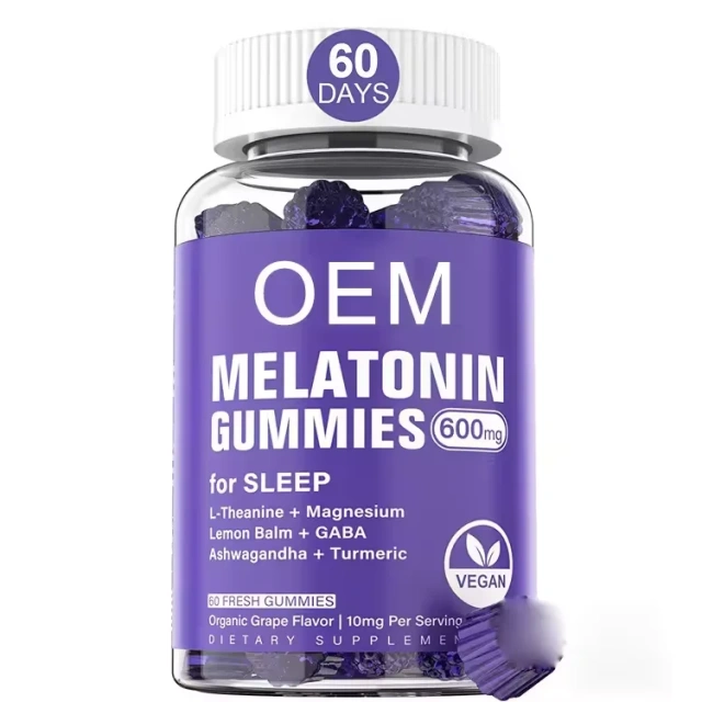 OLLI OEM/ODM Private Label Factory Supply Melatonin Gummies Sleep Supplement Relaxing Body