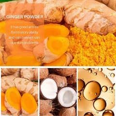 in stock Best-Seller Factory Shampoo Natural Ginger Scalp Care Anti-Dandruff Antioxidant Turmeric Shampoo Collagen Shampoo