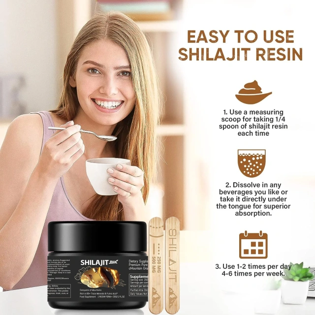High Purity Shilajit Resin Supplement Support Oem Odm Shilajit Resin Organic Shilajit Resin 30G Pure Himalayan