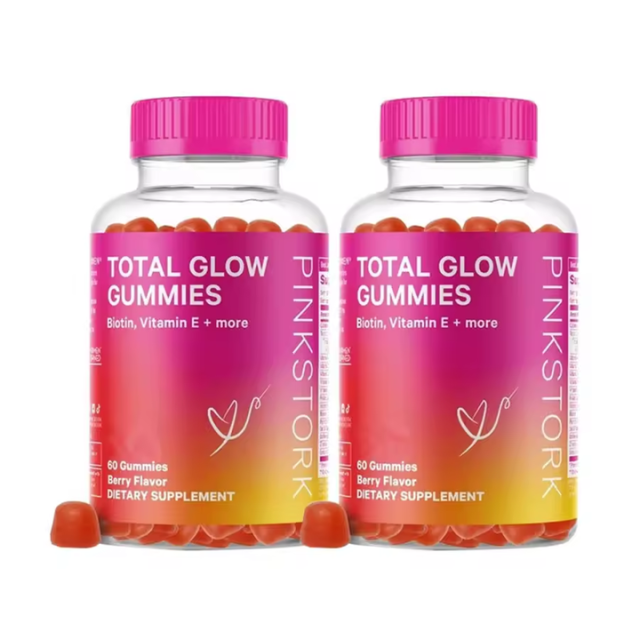 Vitahealthy OEM/ODM Private Label Factory Supply Healthcare Products Beauty Gummies Total Glow Gummies for Skin Care Beauty
