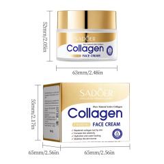 Top Quality Collagen Firming Face Cream Rejuvenating Moisturizing Hydrating Glycerin Face Cream for Face Care