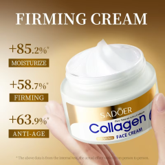 Top Quality Collagen Firming Face Cream Rejuvenating Moisturizing Hydrating Glycerin Face Cream for Face Care