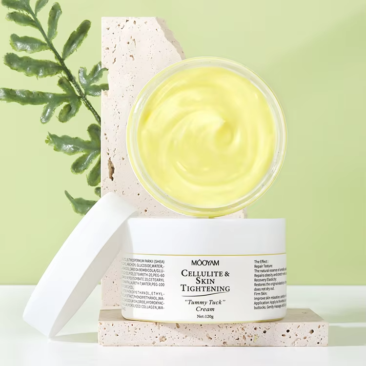 Private Label Organic Body Cellulite and Stretch Mark Cream Tummy Tuck Tightening Stretch Mark Removal Cream