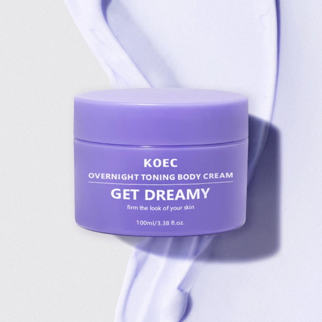 Overnight Toning Whip Body Cream KOEC 100ml Firming Tightening Nourishing Body Lotion for Loose Skin Tiktok Hotsale Body Butter
