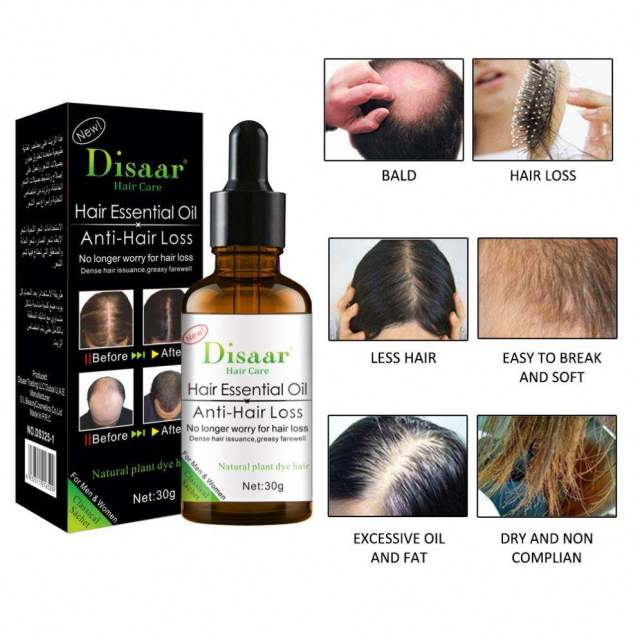 Dissar Wholesale Private Label Organic Professional Hair Care Anti-Hair Loss Hair Essential Oil for Men and Women 30G