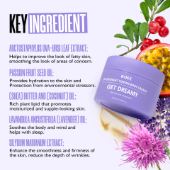 Overnight Toning Whip Body Cream KOEC 100ml Firming Tightening Nourishing Body Lotion for Loose Skin Tiktok Hotsale Body Butter