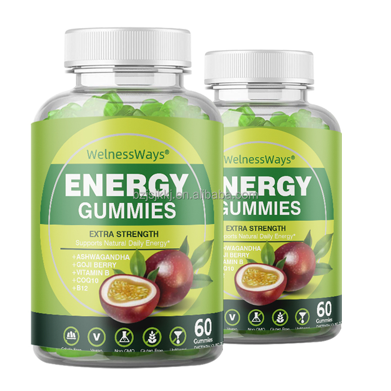 WelnessWays Men's Power Energy Gummies Personal Care Booster Male Enhancement Supplement Antioxidant Health Supplements