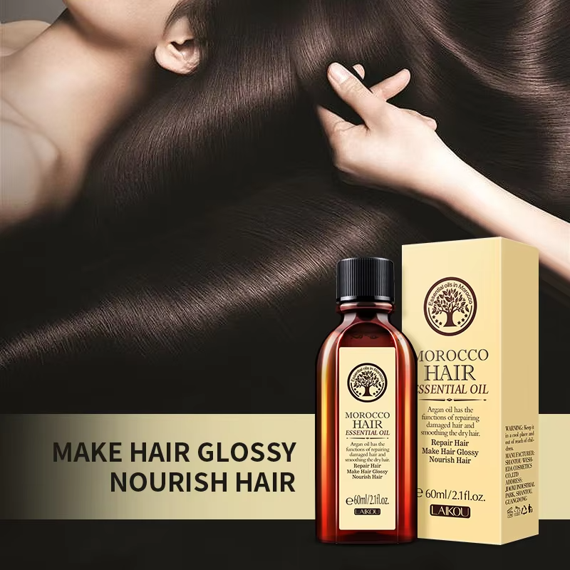 African Hair Care Products Scalp  Moisturizing Repair Oil for Hair Growth Morocco Argan Oil Coconut Oil 3 Years 2-IN-1