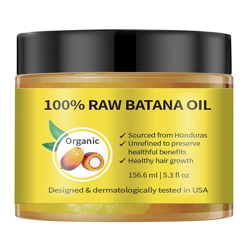 Batana Organic Hair Care Essential Oil Nourishing Keratin Vegan Solid Ointment for Frizz Improvement Smoothing Moisturizing