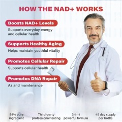 Sparkling NAD Hydration Drink | Tropical Flavor with Electrolytes & CoQ10