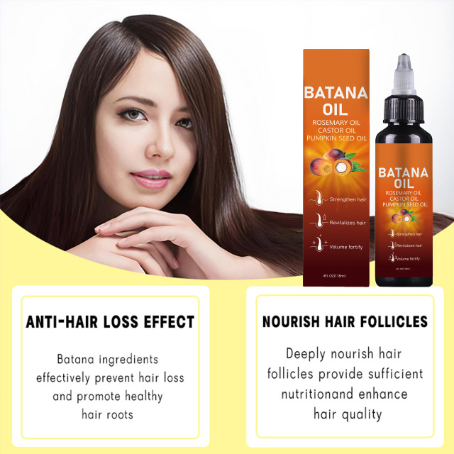 OEM Private Logo Organic Batana Oil Extract Hair Enhancement Serum Nourishing and Moisturizing Anti Hair Loss Products