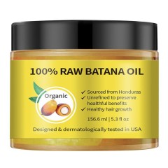 Batana Organic Hair Care Essential Oil Nourishing Keratin Vegan Solid Ointment for Frizz Improvement Smoothing Moisturizing