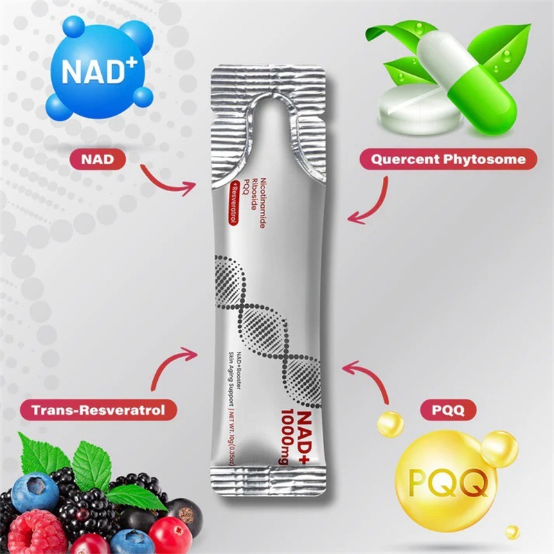 Sparkling NAD Hydration Drink | Tropical Flavor with Electrolytes & CoQ10