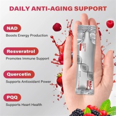 Sparkling NAD Hydration Drink | Tropical Flavor with Electrolytes & CoQ10