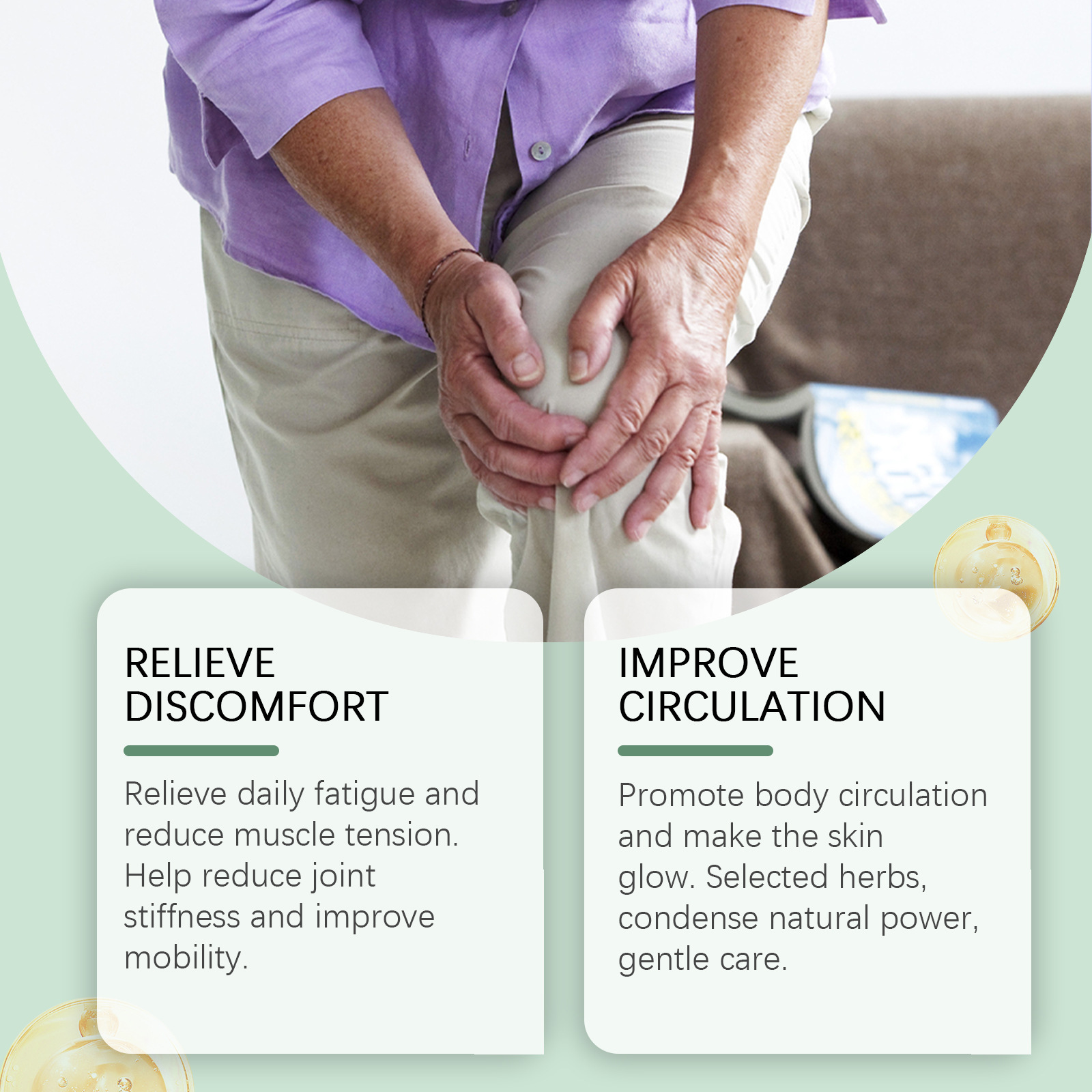 Woodsleep Ginger Herbal Series Relieve Sore Muscles and Swelling Discomfort Body Health Care