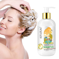 Private Label Prevent Hair Loss Stronger Hair Shampoo Pure Organic Sulphate Free Rice Water Hair Growth Shampoo