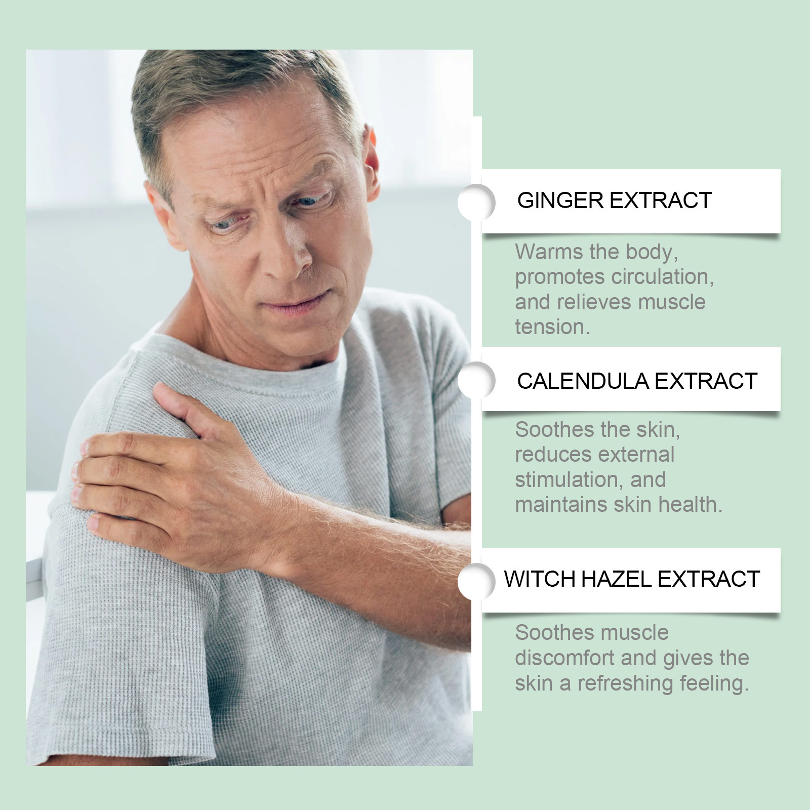 Woodsleep Ginger Herbal Series Relieve Sore Muscles and Swelling Discomfort Body Health Care