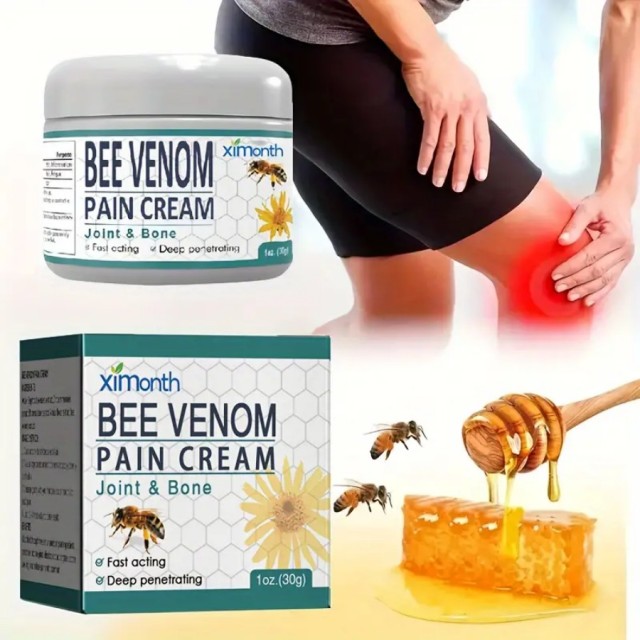 New Zealand Bee Venom Joint Relief Moisturizer, New Bee Venom Cream for Back, Neck, Hands, Feet Joints and More