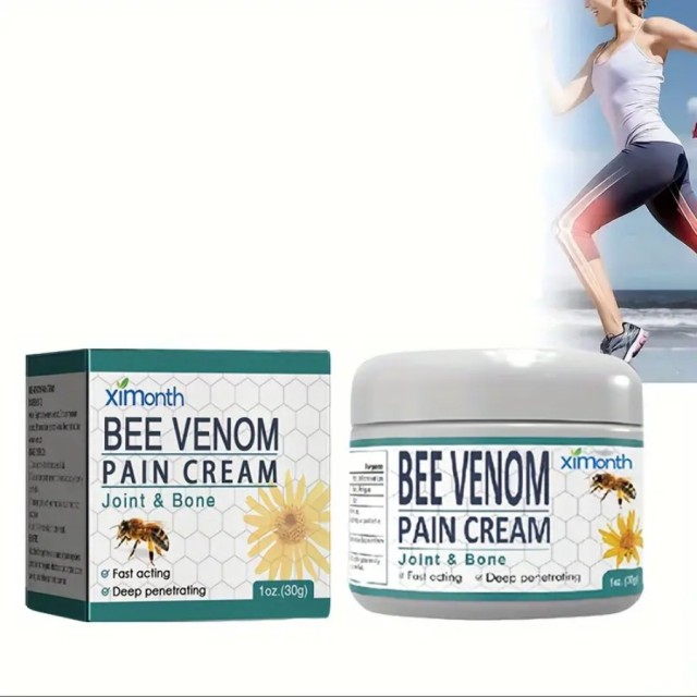 New Zealand Bee Venom Joint Relief Moisturizer, New Bee Venom Cream for Back, Neck, Hands, Feet Joints and More