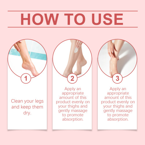 Houkea Herbal Leg Care Cream  Pamper And Massage Leg Skin To Relieve Leg Discomfort Daily Care Cream