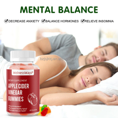 OEM Healthcare Supplement Apple Cider Vinegar Vitamins Gummies Keto Gummies with Mother for Fat Burning No Free Candy