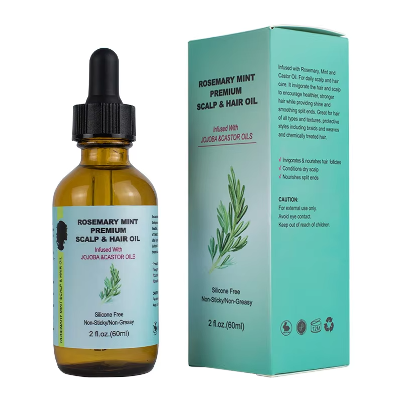 Private Label Pure Organic Natural Olive Rosemary Hair Care Shine Essential Oil Batana Hair Oil