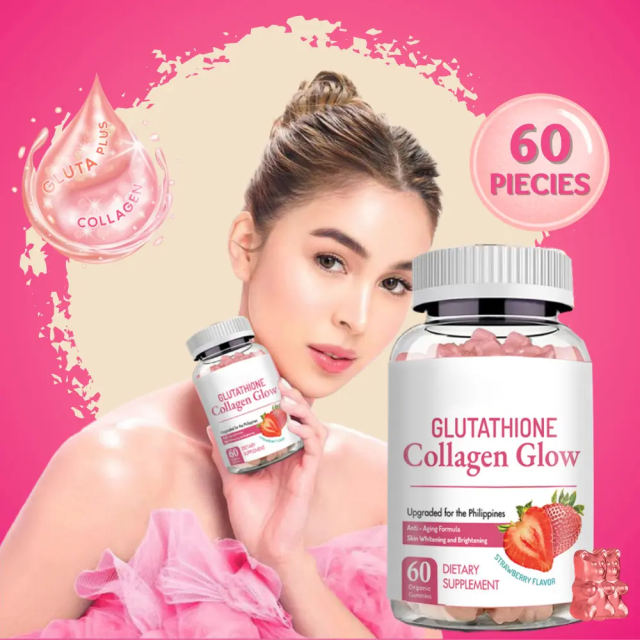 OEM Hot Sales Gluta Gummies L-Glutathione and Multi-Vitamin Supplement for Women's Skin Whiten