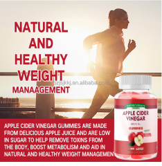 Wholesale Factory Price  Beauty apple Cider Vinegar Gummies for Weight Loss Apple Cider Vinegar Gummies