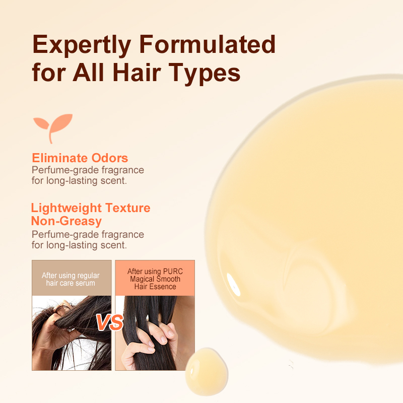 Private Label Instant Soft Smooth Silk Hair Serum Oil Nourishing Smoothing Hair Treatment Oil Organic Hair Oil Serum