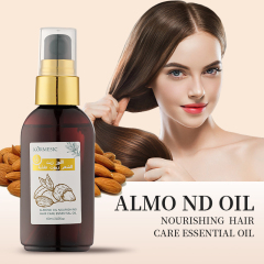 KORMESIC OEM & ODM Natural Organic Almond Oil Men Women Scalp Care Serum Hair Treatment Growth Oil