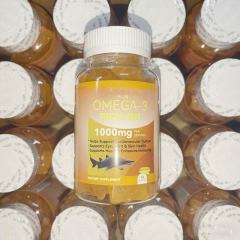 OEM Wholesale Fish Oil Omega-3 1000mg Halal Supplements Bulk Vitamins Omega3 Fish Oil Softgel Capsules