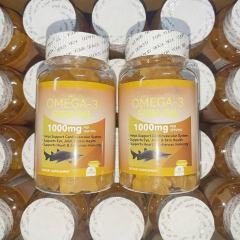 OEM Wholesale Fish Oil Omega-3 1000mg Halal Supplements Bulk Vitamins Omega3 Fish Oil Softgel Capsules